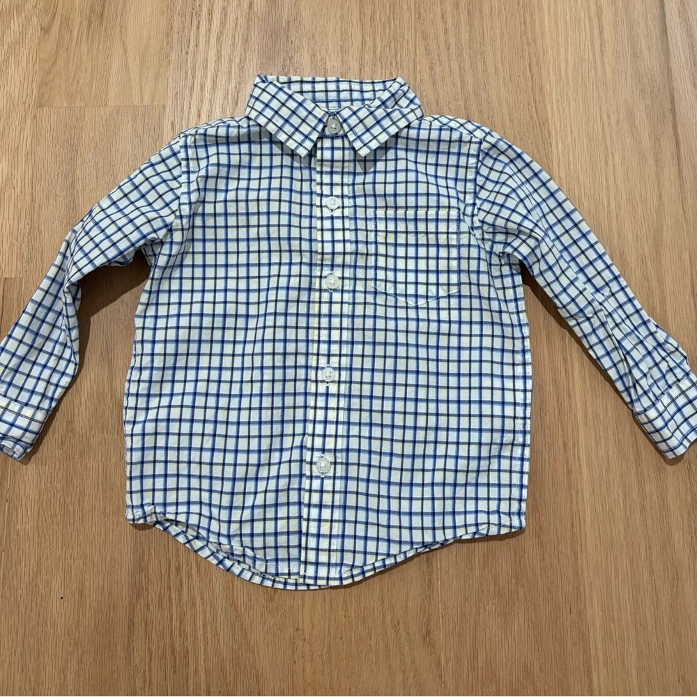 Janie and Jack boys button down shirt 12-18M